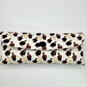 🎤🎶🎸Jonas Brothers glasses case, vegan leather, lightweight, handmade.